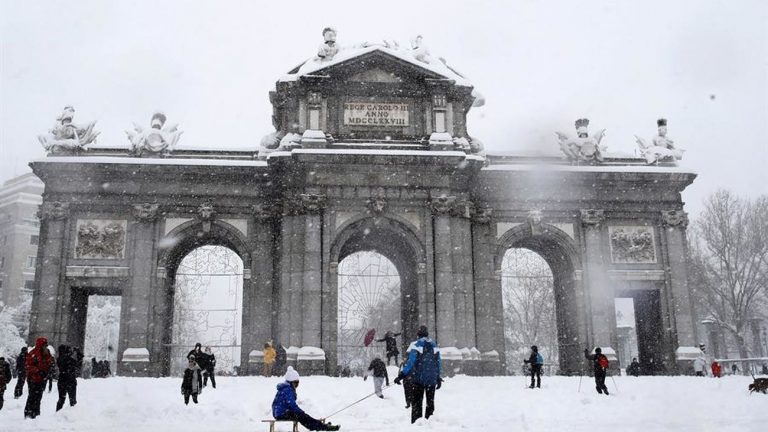 Las fotos más espectaculares de la nevada en Madrid
