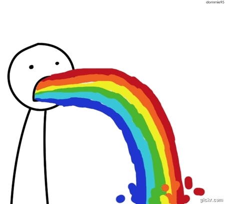 Cuidado no te atragantes de arco iris buscando conseguir un vientre plano después de Navidad.