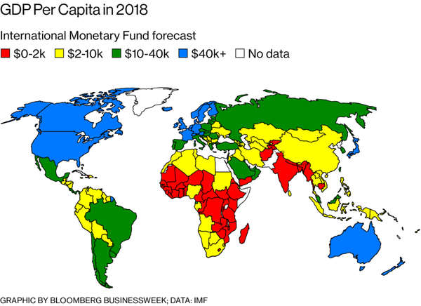 Qué es la renta per cápita 1 Orden de países según su renta per cápita
