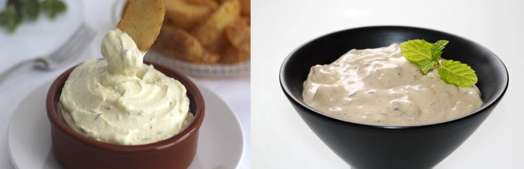 Salsas para acompañar las patatas chinas