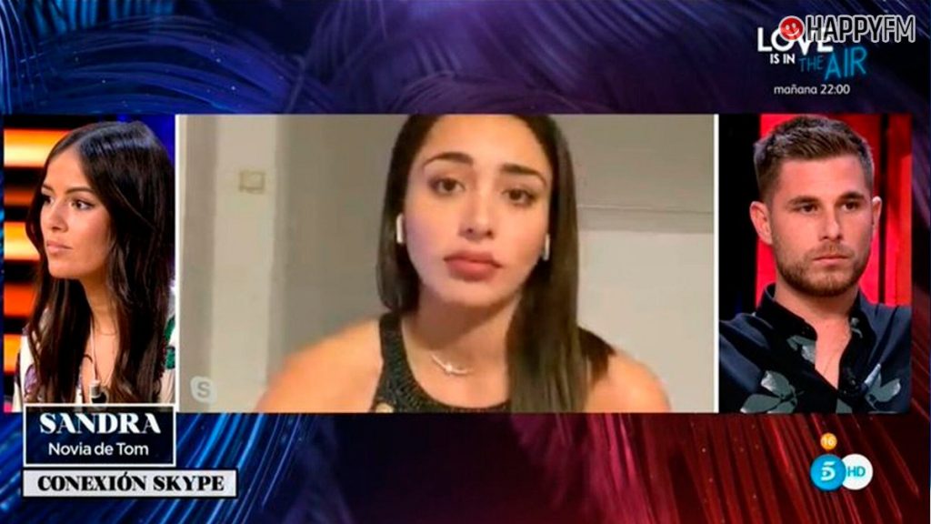 Sandra Pica entró en directo para romper con Tom Brusse.