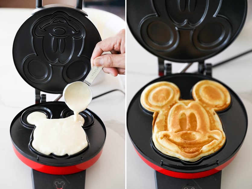 Cómo hacer unas tortitas con la forma de tus personajes favoritos 3 Increíbles tortitas de Mickey Mouse