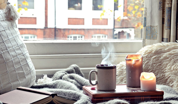 calentar una habitación sin electricidad 