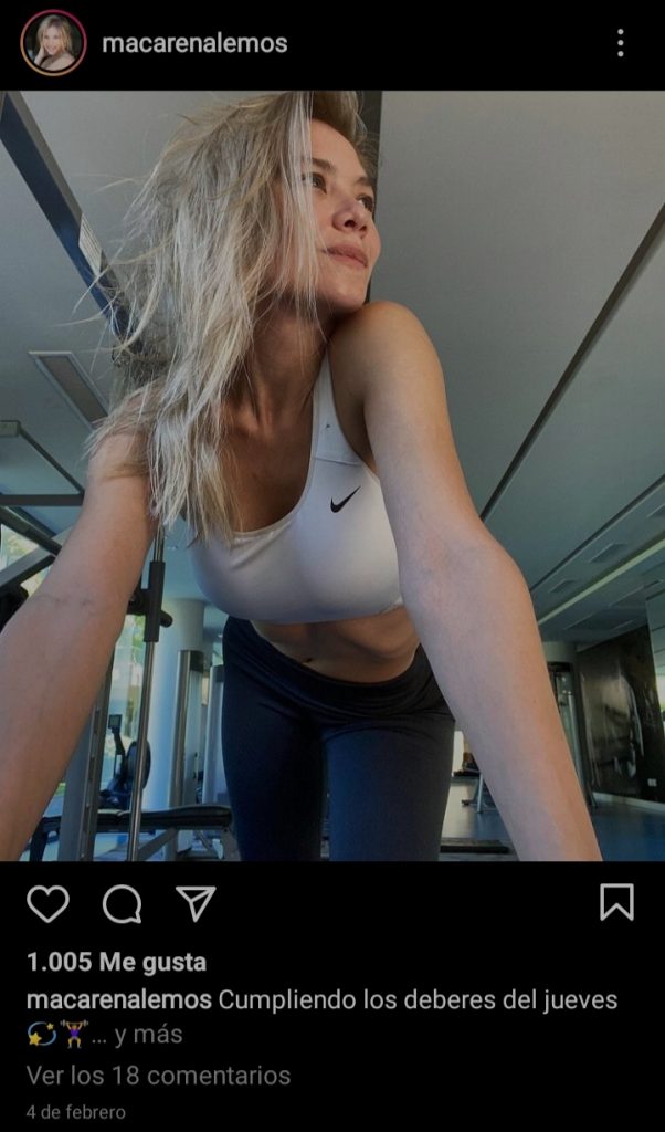 Macarena Lemos, la ex novia de Messi que enamora con sus posados en Instagram 1 Macarena Lemos