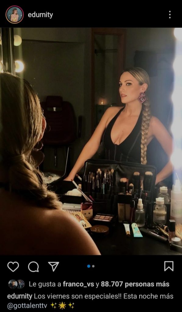 El escotazo de Edurne y otros posados que la hacen parecer una diosa en Instagram 107 1614541333027