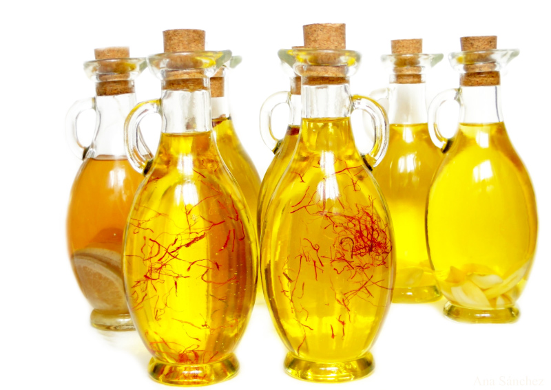 Aceite con azafrán