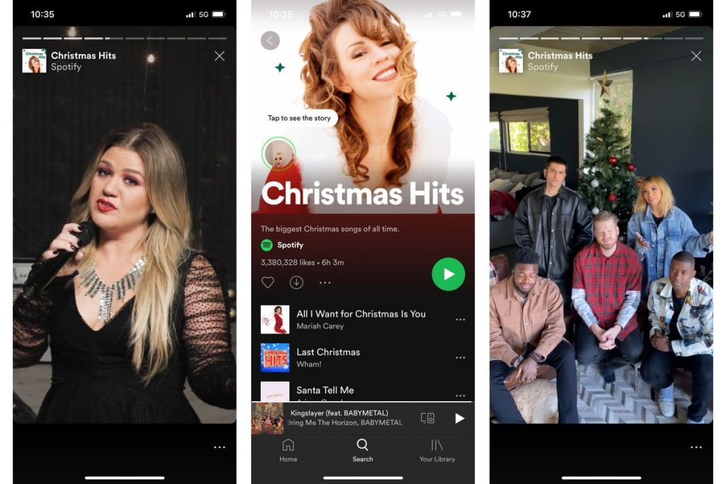 Así son las stories de Spotify 176 Un diseño que se nos hace familiar