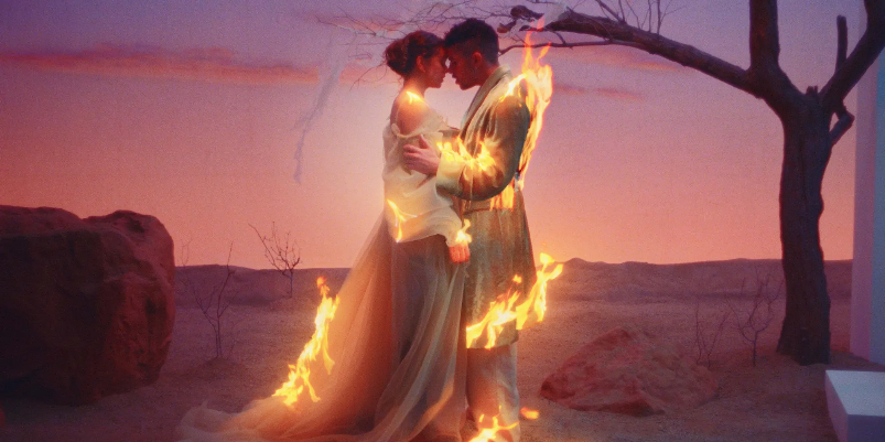 Bad Bunny Rosalía la noche de anoche