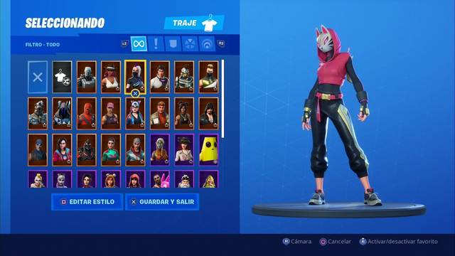 Cambiar la Skin en Fornite (sin salir de la partida)