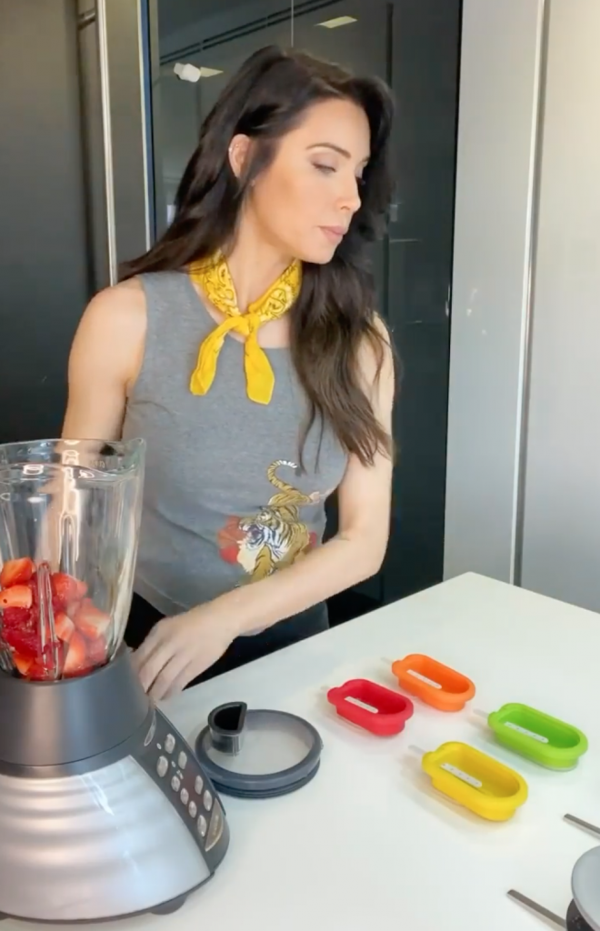 Ingredientes de los helados caseros de frutas