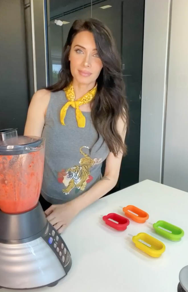 Elaboración de helados caseros de frutas de Pilar Rubio