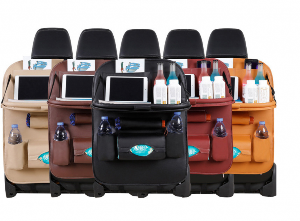 Aliexpress: 9 gadgets maravillosos para poner el coche y moto a la última 41 Organizador de asiento trasero del coche