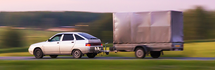 Coche con remolque