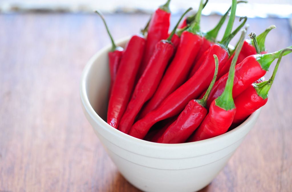 Consumir algo de picante: