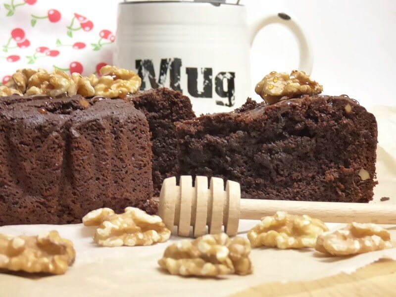 Cómo hacer un bizcocho de manzana y queso mascarpone delicioso para la merienda 5 ¿Te imaginas un biscocho, queso mascarpone, manzana y nueces con chocolate?