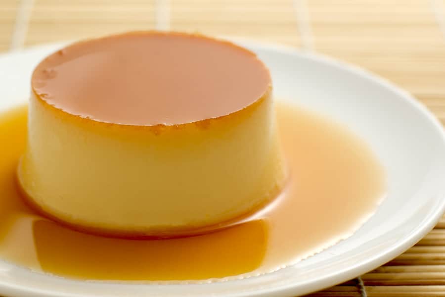 Flan casero sin horno