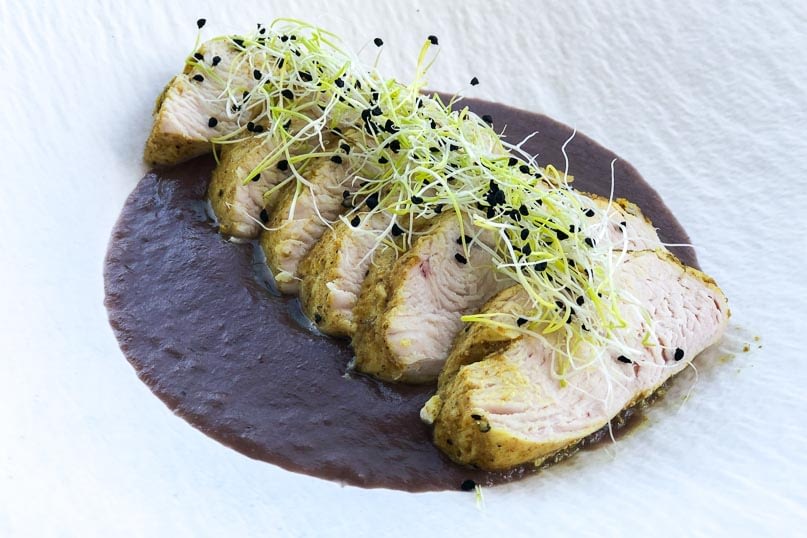 Otra receta del pavo al curry (con salsa de cebolla)