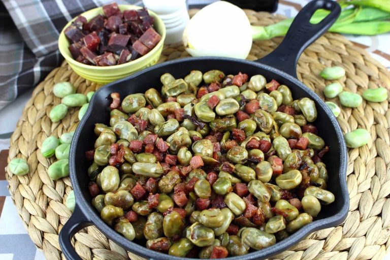 Cómo hacer unas habas con jamón, sanas, sabrosas y saludables