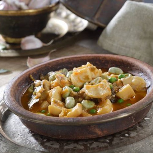 ¿Cuáles son los ingredientes para hacer habas con jamón?