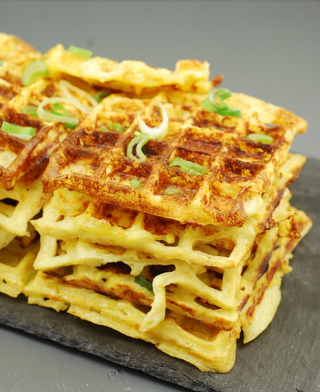 Cómo hacer unos gofres salados con patatas 2 ¿Cómo hacer gofres salados con patatas?