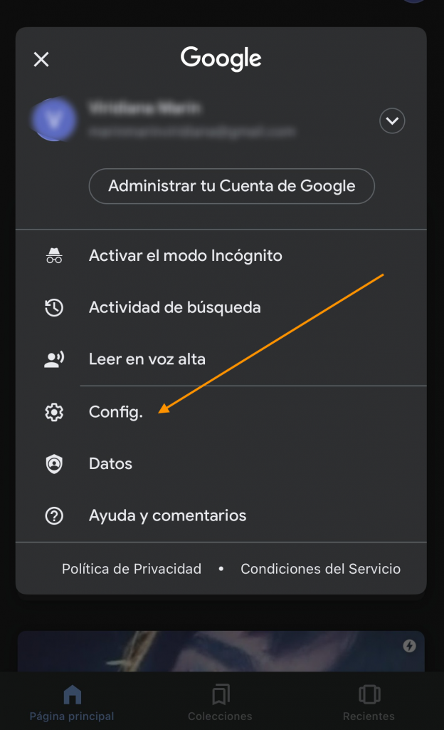 Consume pocos datos en Google Discover