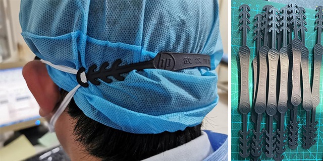 Correas plásticas para sujetar las mascarillas