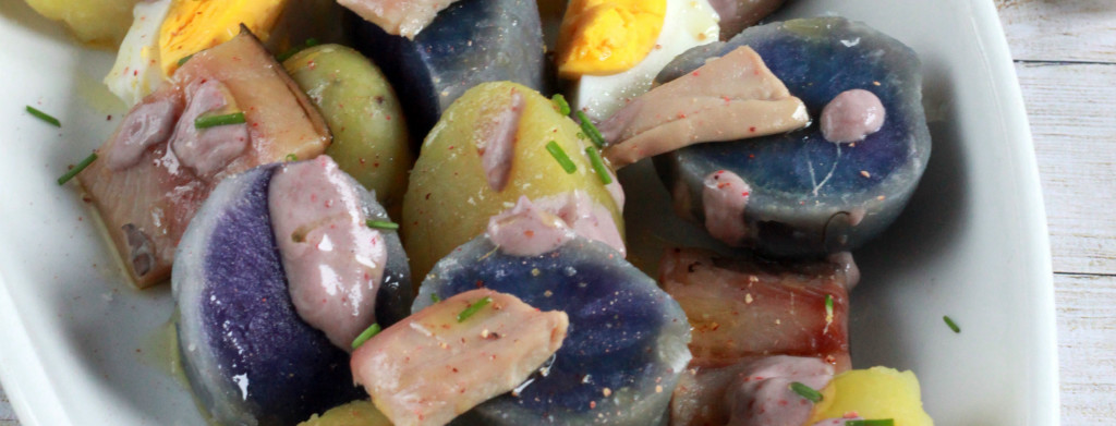 Ensalada noruega de arenque y patatas
