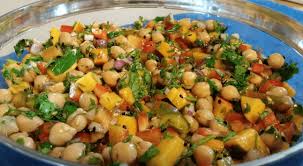Ensalada de garbanzos agridulce