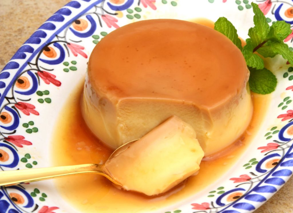 Ingredientes para receta de flan de limón