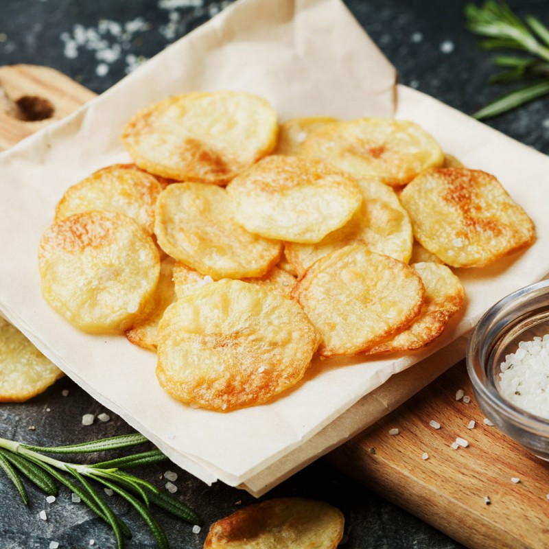 Patatas chips: así puedes hacerlas en 10 minutos 2 Ingredientes para preparar patatas chips en el microondas