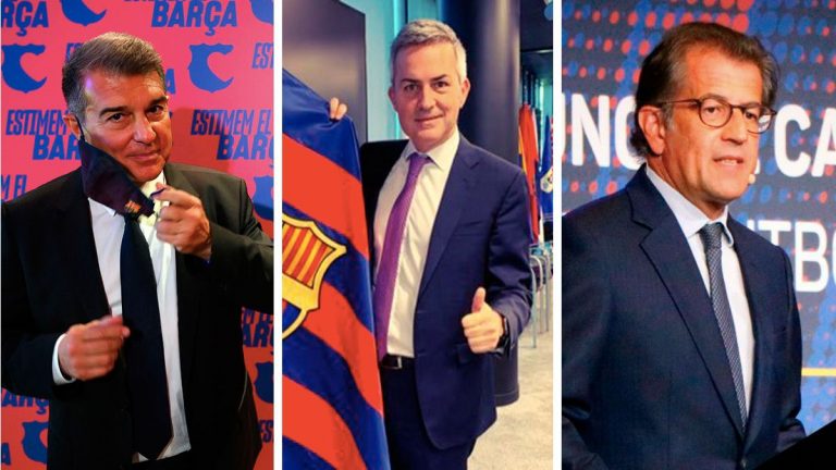 Laporta, Font o Freixa: los ases bajo la manga que ofrece cada candidato a la presidencia del Barcelona