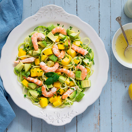 Mango con langostinos: la rica receta llena de proteínas 163 Los ingredientes que necesitaras para este platillo son: