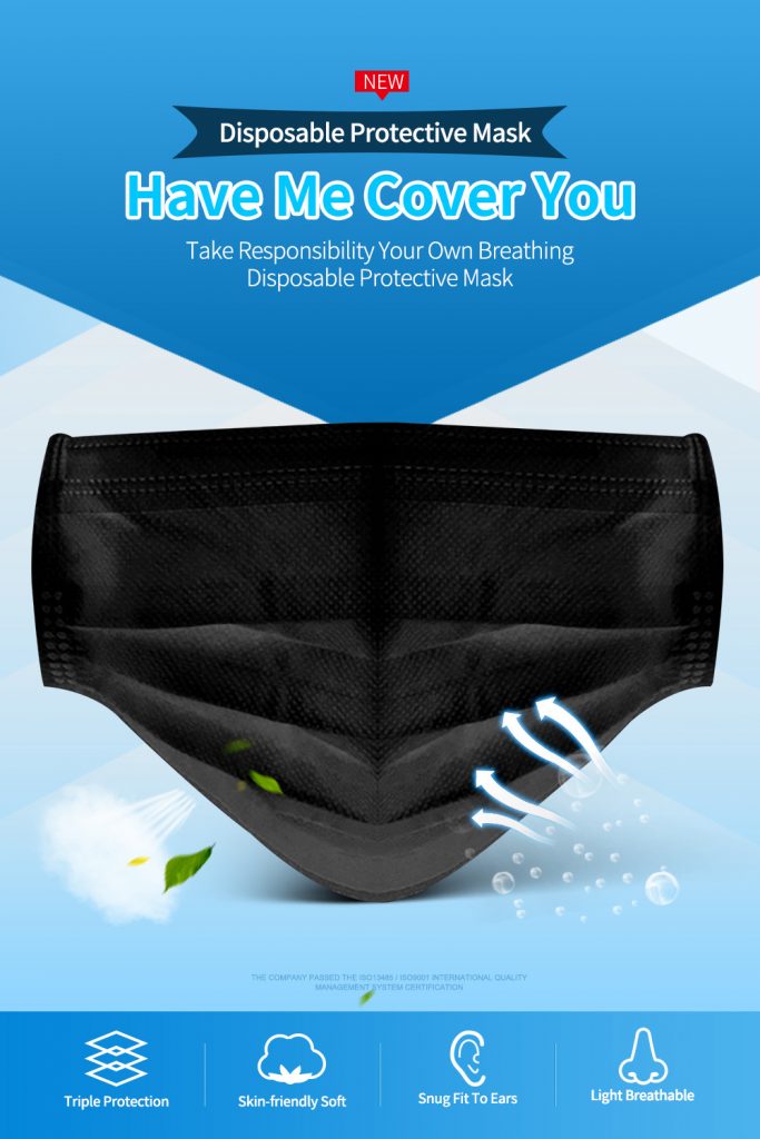 Mascarilla desechable no tejida