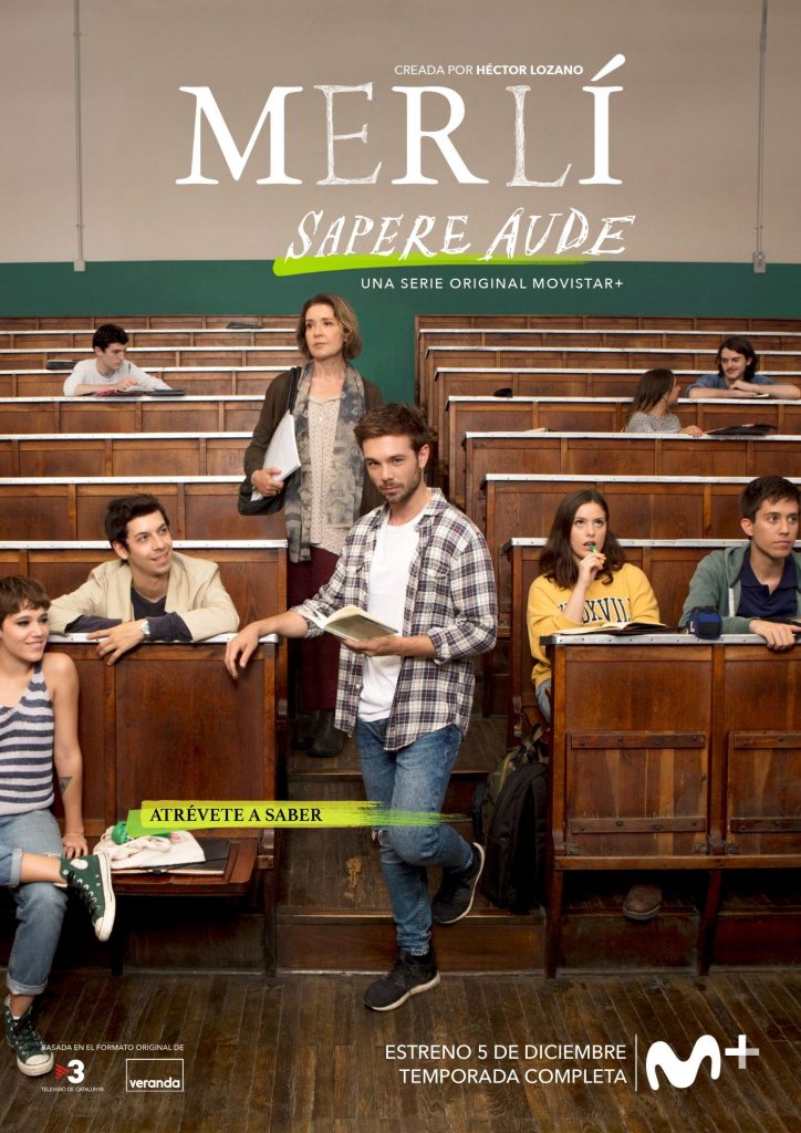 Cartel Merlí Sapere Aude Movistar+
