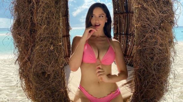 Las transparencias de Natalia Barulich, ex de Neymar y Maluma, con las que escandaliza Instagram