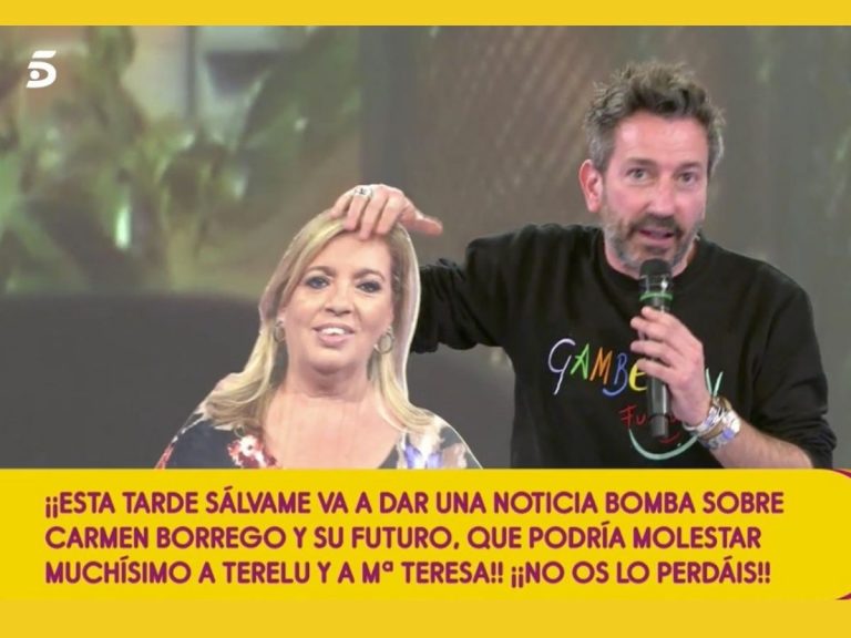Carmen Borrego, Sálvame y un puesto en Telecinco que puede llegar