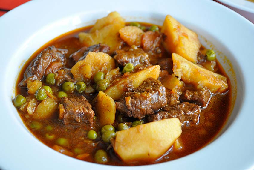 Ingredientes para receta de ternera a la jardinera