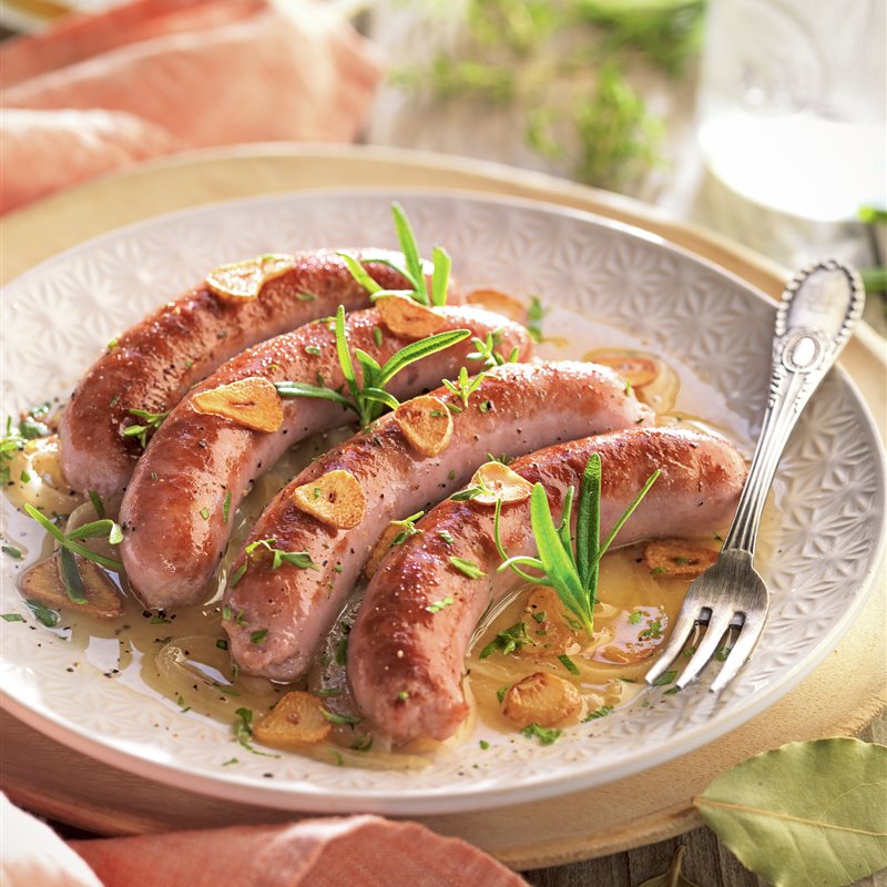 Salchichas a la sidra: el manjar más sabroso con muy pocos ingredientes 179 Preparación