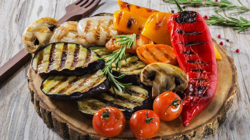 Siempre puedes optar por una parrillada de verduras
