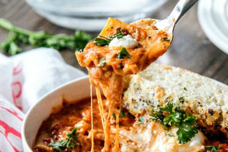Sopa de lasaña: cómo hacer el plato más buscado de Pinterest