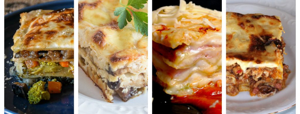 Variaciones de la lasaña