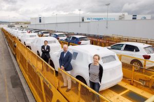 Volkswagen Navarra bate en 2020 el promedio histórico de coches distribuidos por tren