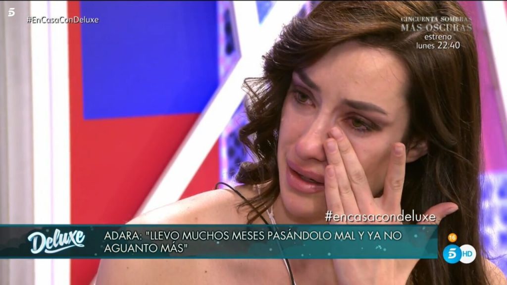 No parece estar pasando una buena racha Adara Molinero.