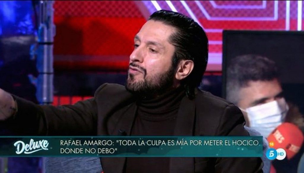 Rafael Amargo, en 'Sálvame Deluxe'.
