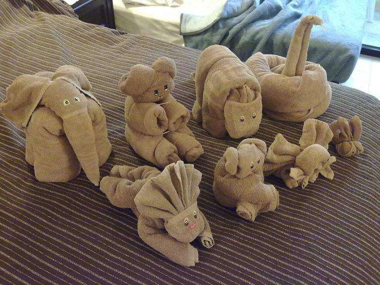 Cómo hacer animales con toallas