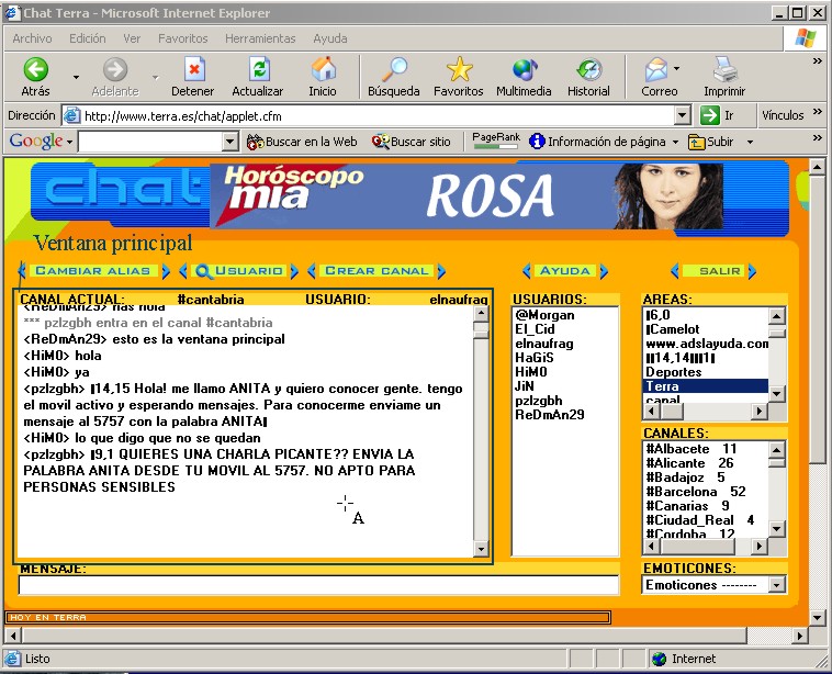 El chat de Terra: el Tinder, el Facebook y el Whatsapp de los 90