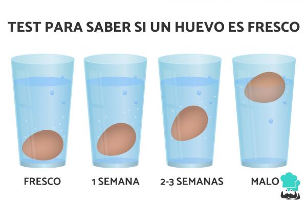 ¿Cómo saber si un huevo está bueno?