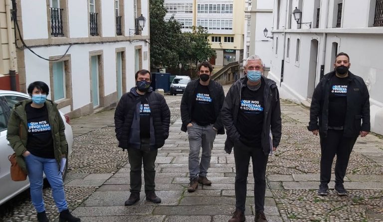 Los condenados por ocupar la Casa Cornide ven un 