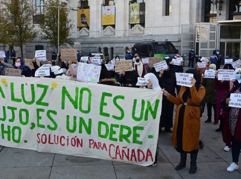 cortes de luz en la Cañada Real