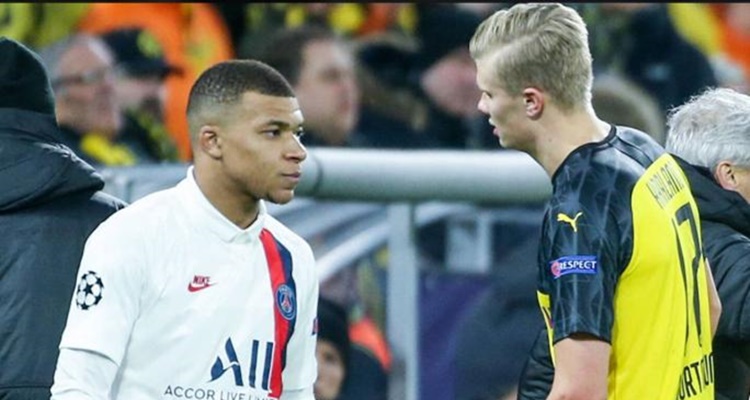 Erling Haaland, Kylian Mbappé machada